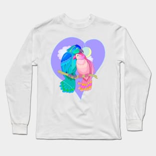 Lovebird parrots Long Sleeve T-Shirt